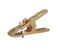 Pinza de tierra galvanizada Abrazadera de toma tierra for soldadura, latón, cobre, 260A/300A/500A, mandíbula ancha con resorte pesado, aislada(260A)