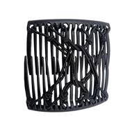 Pinza elástica para el pelo, pinzas mágicas de doble peine, soporte flexible para cola de caballo, elegante accesorio para el cabello | Herramienta de uso diario para peinar el cabello para mujeres