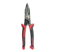 Pinza Electricista Antislizante | Con Resorte, pinza snudacables y Crimpador, Ergonómico, Crimpadora, para Taller