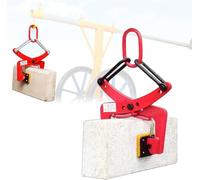 Pinza elevadora de Alta Resistencia para losas de Granito - Elevador de losas de pavimento con Capacidad de 260/280/325 kg, Apertura Ajustable de 6 a 18 cm para una manipulación Segura
