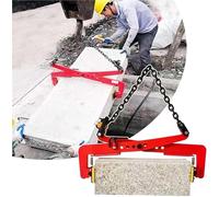 Pinza elevadora de Piedra Extragrande para losas de Granito, Bloques de hormigón, Placas de Aluminio y láminas metálicas: Herramienta Robusta para la manipulación de bordillos en Carretera.