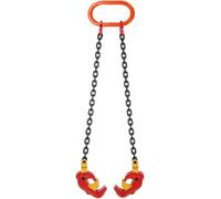 Pinza elevadora para piedra Cadena de elevación de doble garra de 1 tonelada, adecuada for eslingas de barriles en accesorios de elevación de grúas/carretillas elevadoras(B)