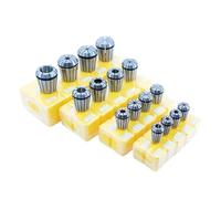 Pinza ER ER11 ER16 ER20 ER25 ER32 Set ER mandril de resorte máquina grabado torno(Yellow Box,ER16-10pcs)