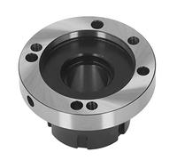 Pinza ER32 de acero al carbono, mandril de 80 mm de diámetro, accesorio para torno; pinza de precisión para fresadora con una exactitud de 0,005; diseño compacto y ligero para