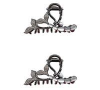 Pinza for el pelo de cola de pez negra for mujer, pinza misteriosa de agarre negra for mujer, pinza for el pelo de cola de Piscis, accesorios for el pelo de mujer exquisitos y de moda, pinzas for el p