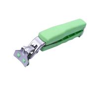 Pinza for platos calientes de acero inoxidable, pinzas for multifunción antiescaldaduras, resistente al calor, 3 uds para Cuencos(Green)