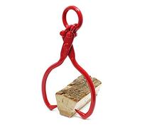 Pinza forestal para elevar troncos de hasta 450 mm fuerza de tracción 680 kg 2 ganchos de sujeción