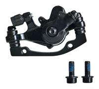 Pinza Freno Disco Resina Silencioso MTB Negro | Aleación aluminio, frenado mecánico , pastillas resina, compatible rotores 140-180mm, montaje estándar(Front Caliper)