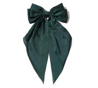 Pinza grande de doble capa para el pelo para adultos y adolescentes, pasadores de tela suave, horquilla de metal para peinar diariamente, elegante horquilla con cola larga para mujer