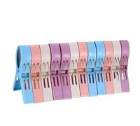 Pinza Grande for Ropa, Pinzas de Toalla Playa plástico Color Brillante, Antideslizantes for, Abrazaderas for guardarropa, Herramientas Almacenamiento, 40/4 Uds para la Ropa(B-8PCS)