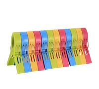 Pinza Grande for Ropa, Pinzas de Toalla Playa plástico Color Brillante, Antideslizantes for, Abrazaderas for guardarropa, Herramientas Almacenamiento, 40/4 Uds para la Ropa(A-8PCS)