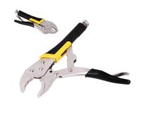 Pinza herramienta - Herramienta de bloqueo ergonómica en C para trabajos pesados | Pinza de junta ranurada, para trabajos de electricidad, trabajos mecánicos, coche, jardinería, cocina y soldadura