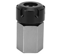 Pinza Hexagonal ER, Portabrocas Hexagonal ER32UM Portaherramientas De Torno CNC De Acero Al Carbono Plateado De Alta Resistencia Para Máquina Cortadora De Grabado De Torno CNC(ER25)