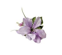 Pinza lateral de sujeción segura con diseño realista de lirios, horquilla ligera para peinar a diario y ocasiones especiales