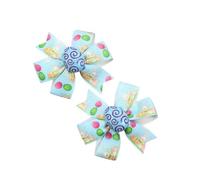 Pinza ligera para el pelo de Pascua que mejora tu aspecto de Pascua con estas pinzas de pelo de conejos de dibujos animados y flores para niños