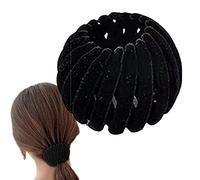 Pinza mágica para el pelo con diseño de de pájaro, clip para hacer moños, soporte para coletas retráctiles, hebillas para el pelo, creador de moños, accesorios para mujeres y