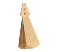 Pinza Manual de Cobre para Vello Facial Masculino, Dorada | Acabado Pulido, Bordes Suaves, Control Ergonómico, Uso en Casa y Viajes de Negocios
