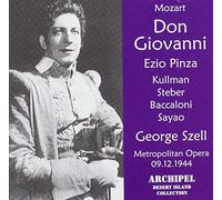 Pinza - Mozart: Don Giovanni [New York -- December 9, 1944, Pinza, Steber, Baccaloni, Kirk, Kullman, Sayao, Harrell, Moscona, Szell] (UK Import)