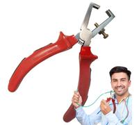 Pinza multifunción ergonómica para cable de corte manual | Pelacables Ajustable Robusto Electricista Automotriz Vehículo Electricidad Comercial Industrial Residencial