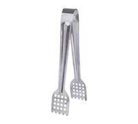 Pinza multiusos de acero inoxidable para pan, agarre ergonómico, pinzas para servir, accesorios de cocina, herramienta de barbacoa al aire libre, pinza con mecanismo de resorte