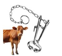Pinza Nariz de Carne de Acero Inoxidable | Anillo Nasal De Acero Inoxidable Para Ganado - Equipo De Ganado Para Granja Rancho Empresa Familiar Veterinaria Principiantes