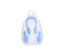 Pinza Nasal y Tapones para Oídos de Natación de Silicona Azul