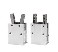 Pinza neumática angular serie MHC2, pinza robótica con cilindro neumático, serie MHC2, MHC2-10D, MHC2-20D, MHC2-25D, MHC2-16D(MHC2-10S)