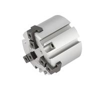 Pinza neumática de aire de dos, tres o cuatro mordazas serie MHS de tipo paralelo, MHS2, MHS3, MHS4, 16D, 20D, 25D, 32D, 40D, 63D, 80D, 100D, 125D(25D,MHS3)