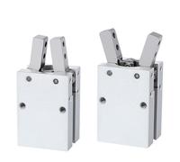 Pinza neumática de doble efecto MHC2 10D, 16D, 20D, 25D y 32D, aluminio, estilo angular, for cilindros aire, 1 unidad(MHC2-10D)
