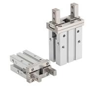 Pinza neumática de doble efecto MHZ2 10D, 16D, 20D, 25D, 32D y 40D, con abrazaderas aluminio, diámetro interior 10-40 mm, 1 unidad(MHL2-20D)