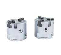 Pinza neumática de mandíbula de 2/3/4, Portabrocas de aire compacto de múltiples mandíbulas for herramientas de montaje de brazo robótico de automatización Industrial, 1 Uds.(MHS3-32D)