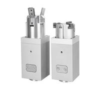 Pinza neumática giratoria de 360°, 2 y 3 dedos, for máquina de llenado y tapado, con cilindro de rosca YCMRS 2, 3-16, 20, 25 y 32 D, PCMRS3-32 D(PCMRS3-32D)