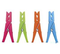 pinza - pack de 12 unidades, fabricadas en plástico, tamaño grande de 9 cm, ideales para sujetar, organizar y fijar eficientemente.