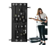 Pinza para acordes para guitarra, de aprendizaje portátil para amantes de la música y principiantes, ayuda para guitarra para el aprendizaje de acordes, melodías y escaleras, práctico arreglos