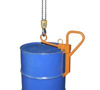 Pinza para bidones eurokraft pro, para bidones de acero de 200 l con tapón de pie