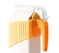 Pinza para brik de leche con asa,Asistente Antiderrames para Envase de Bebida,Soporte Vertedor de en Cartón | para Cocina Comedor Hogar Oficina Apartamento Hotel Restaurante Camping Pícnic