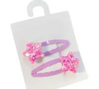 Pinza para brillante y delicada, pasadores de estrellas con adorno de corazón encantador a, herramienta de estilismo, pasadores de colores caramelo