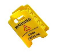 Pinza para Cabello de Señal de Advertencia Broche Acrílico de Sujeción