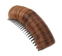 Pinza para cabello: inserto ligero para peinar, almohadilla oculta | accesorio para cardar fácil, herramienta voluminizadora reutilizable para realzar el recogido de cola de caballo, aspecto natural,