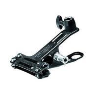 Pinza para cámara Manfrotto 175 acero inoxidable apertura 5-40 mm negra