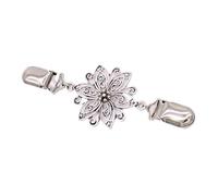 Pinza Para Cárdigan Con Chal 2 uds Retro Metal Cardigan Clip suéter for mujer chal chaleco Top niñas bufanda for Jersey titular anillo broches for joyería(2)