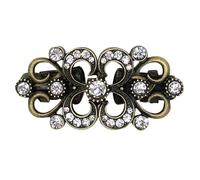 Pinza Para Chal 3 broches en espiral for suéter, capa, cárdigan retro, cuello, camisa, vestido, broche for mujer y niña(Color-09)