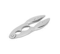 Pinza para Comer Cangrejo de Aleación de Zinc, Plata