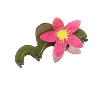 Pinza para con forma de flor para mujer, pasador de adorno para de boda, tema natural con agarre seguro, abrazadera elegante