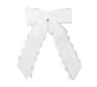 Pinza Para Con Lazo De Encaje Y Corazón Para Mujer Cinta De Seda Hecha a Mano Pasadores Seguros Y Cómodos Sujeción Segura En Negro Rojo Y