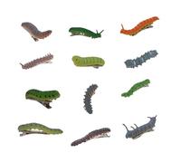 Pinza para con tema de orugas de resina, 12 Uds, para amantes de Punk, pasador multiusos para cabello, decoraciones aterradoras, Clip Punk