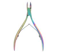 Pinza para cutícula, cortador cortapelos de acero inoxidable Coloful Cortador Herramienta duradera de pedicura para el arte de las uñas para uñas y uñas de los pies