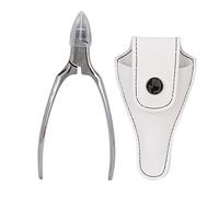 Pinza para cutículas de acero inoxidable, cortaúñas profesional sin esfuerzo con bolsa de almacenamiento para uñas encarnadas