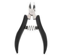 Pinza para cutículas profesional de acero inoxidable, cortador de cutículas con diseño de pico de águila, alicates antideslizantes para cutículas de uñas encarnadas con hoja de
