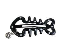 Pinza para de espina de pescado con puntos, pasador decorativo con resorte, acento para cabello para flequillo suelto, estilo informal, aseo diario, pasador de espina de pescado, accesorio